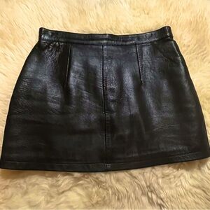 Stormy Leather seductive miniskirt